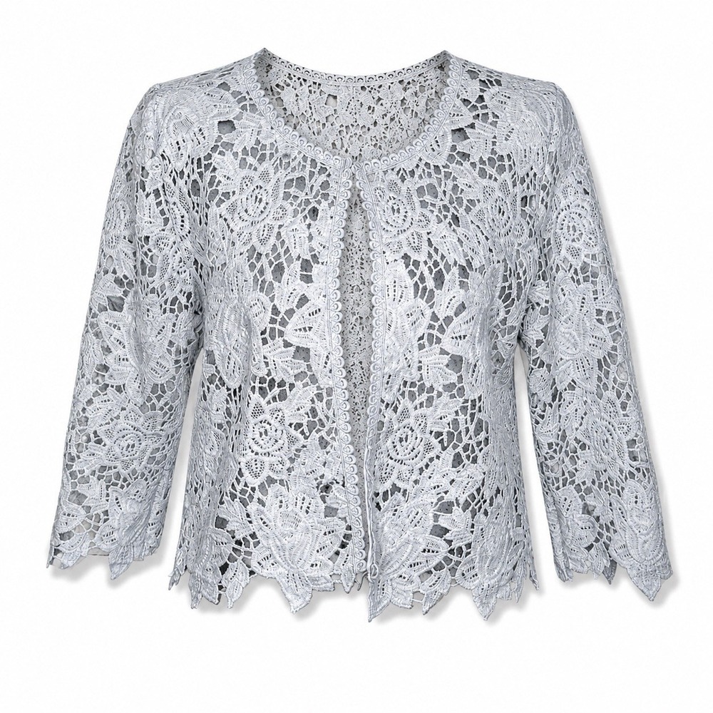 Choklate Paris Cardigan M Lace Coquette Cottagecore Quiet Luxury French Girl